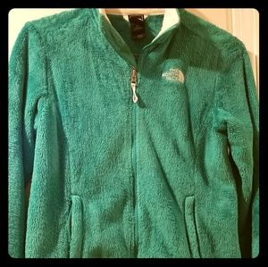 Green North Face Fleece Jacket